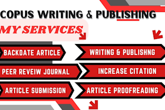 write and publish articles in scopus ieee ssci web of science indexed journal