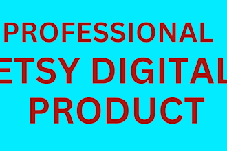 design editable etsy digital products for your shop