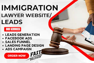 build immigration website immigration lawyer and firm wordpress website
