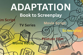 adapt novel book story to screenplay script movie script feature film tv series