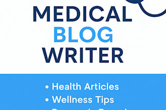 write accurate and engaging health and wellness articles