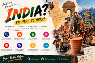 help you with anything related to india