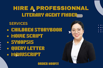 find experienced and active literary agent to represent your book