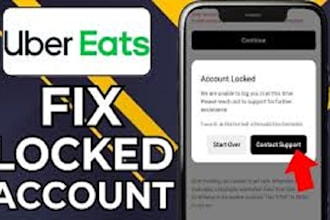 automate uber and zifty bot, uber eat bot, reactivate banned account, fix error