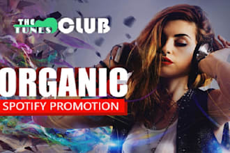 do organic spotify music promotion to boost spotify promotion for song and album