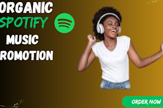 do organic spotify music promotion