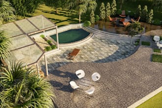 be your landscape home garden plant,  outdoor environment lawn, site plan render