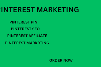 design custom pinterest pin, and ads