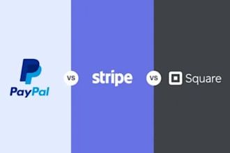 create paypal stripe wise klarna and square business account for payment gateway