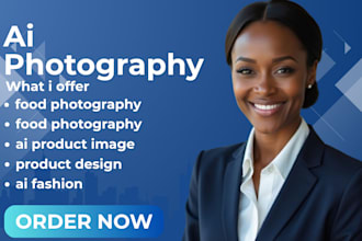 create realistic ai generated product photography with model