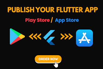 publish and upload your flutter app to app store and play store