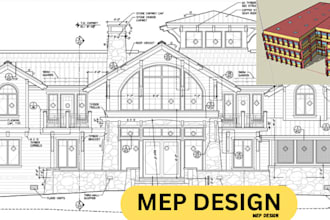 create mep, structural kitchen design, and permit ready blueprints