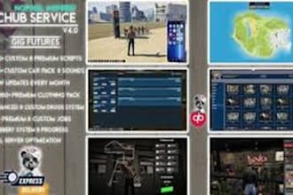 create roleplay fivem esx or qbcore, ragemp, altv, redm server from scratch