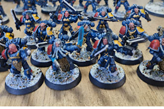 sculpt print paint and kitbash 3d miniature warhammer 40k, dnd, trench crusade