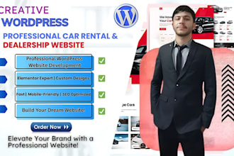 build automotive car rental and dealership website