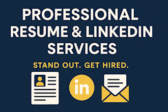 create a complete professional job application package to advance your career