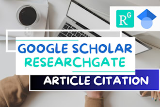 increase google scholar citations, journals, backdated citations, researchgate