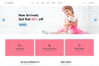 design baby product shopify store baby clothing shopify dropshipping store