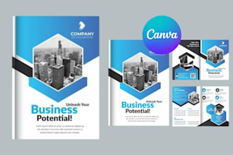 design corporate brochure, annual report, company profile and employee handbook