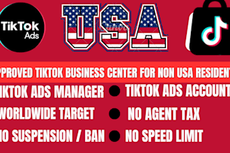 usa tiktok ads agency account tiktok ads tiktok ads manager business center