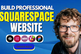 build squarespace website, design or development squarespace website