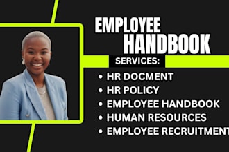 create and design group home employee handbooks, HR policies, manuals