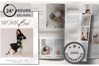 do canva ebook design, lead magnet, workbook design for you