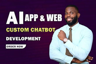 develop chatgpt ai mobile app or website ai saas app ai chatbot ai software