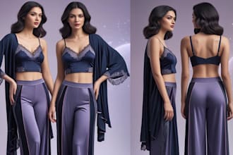 custom sexy nightwear design concepts for women and men