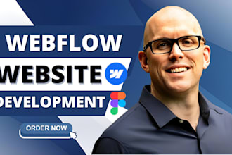 design or redesign webflow website webflow website development, figma to webflow
