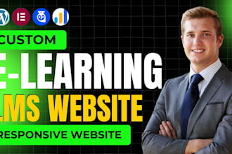 develop a custom lms and elearning website for your business