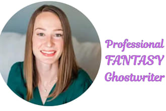 ghostwrite, edit, rewrite fantasy scifi story, ebook novel