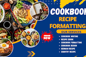design cookbook recipe formatting, recipe design cookbook writer kdp formatting