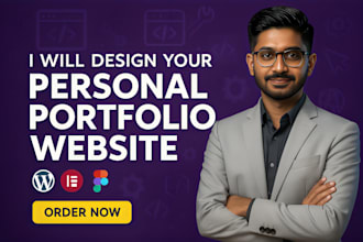 design a wordpress personal portfolio or business website