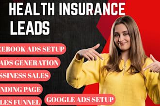 do medicare video leads, health insurance landing page and life insurance leads