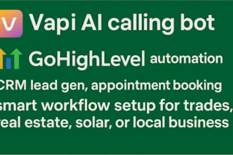 vapi ai calling bot, gohighlevel workflow automation appointment booking, trade