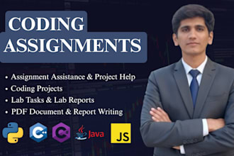 do computer science assigned tasks and projects in python c cpp java rust go r