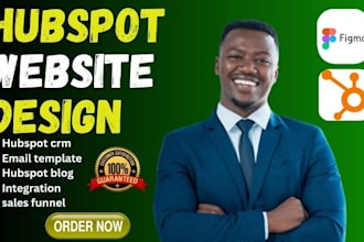 develop hubspot website or hubspot landing page, hubspot blog, crm