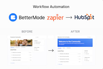 integrate bettermode with zapier hubspot or migrate your community