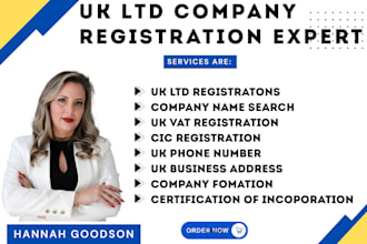 do UK ltd company registration, vat reg, utr, eori, for UK and non residents
