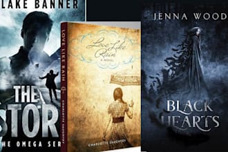 design a high quality book cover, kindle cover, amazon cover for you