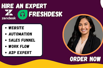 perfectly setup freshdesk, zendesk, and zoho professionally