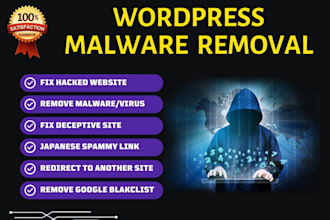 wordpress malware removal and fix redirection issue