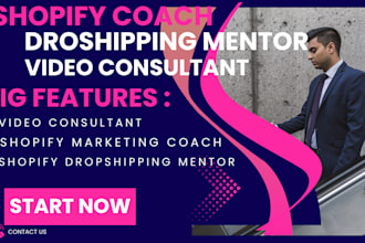 do ecommerce mentor dropshipping coach shopify amazon dropshipping consultant