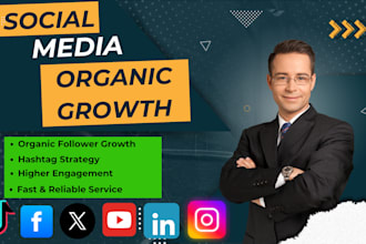 do organic super fast growth for instagram tiktok, facebook, twitter