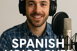 record a professional voiceover in spanish or latin