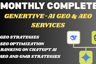 optimize your website for chatgpt, google ai with GEO, SEO and gmb aeo