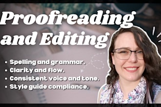 proofread and line edit your writing
