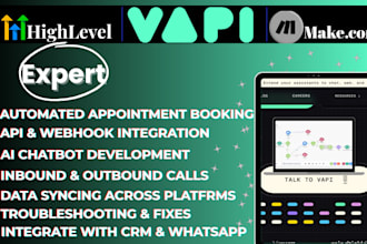setup vapi ai voice calling agent retell ai ghl appointment booking make com