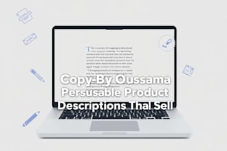 write a convincing product description for your online store